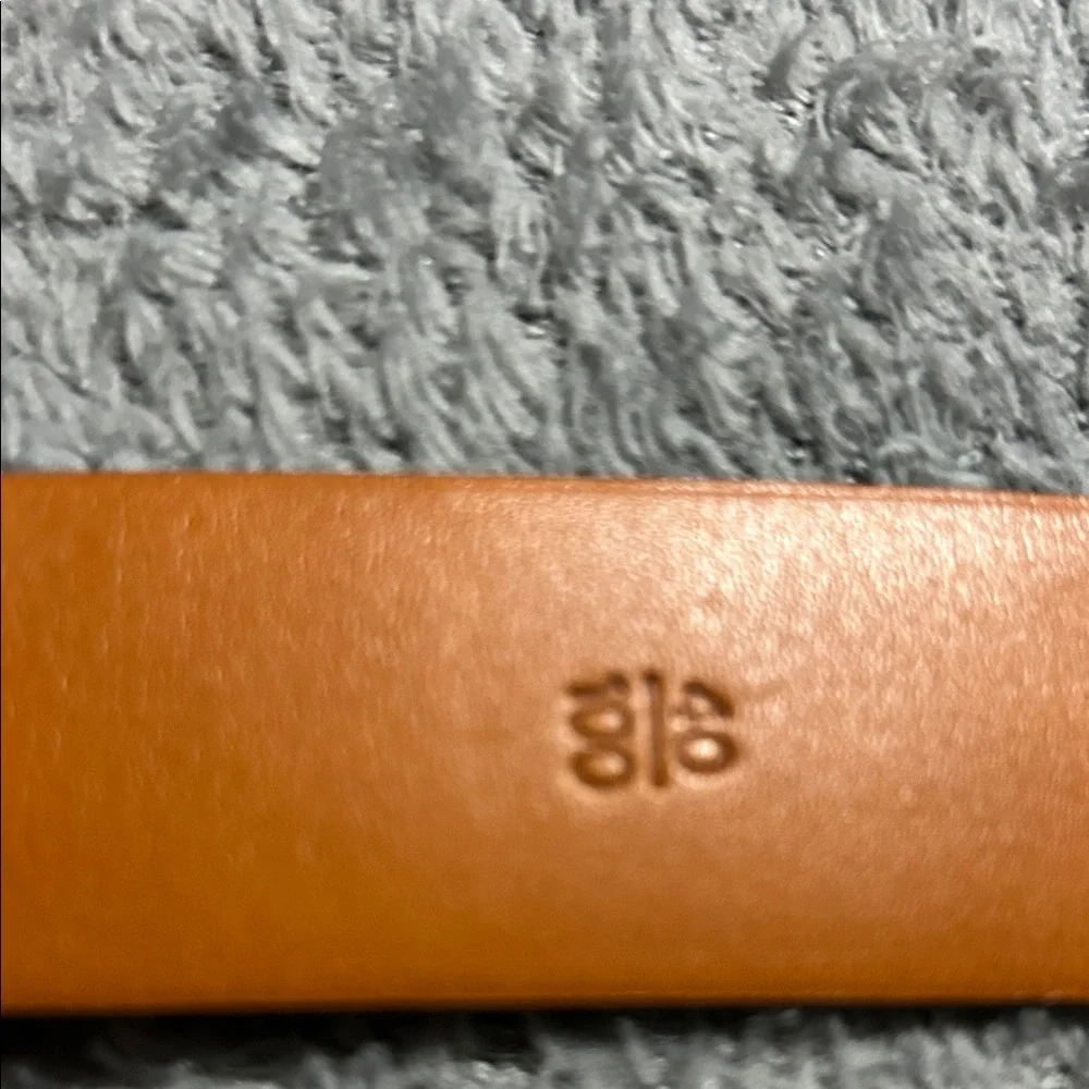 Polo Ralph Lauren Italian Leather Men's Belt with Silver Buckle